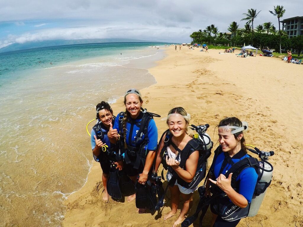 Scuba Diving Intro Class IN Maui Hawaii
